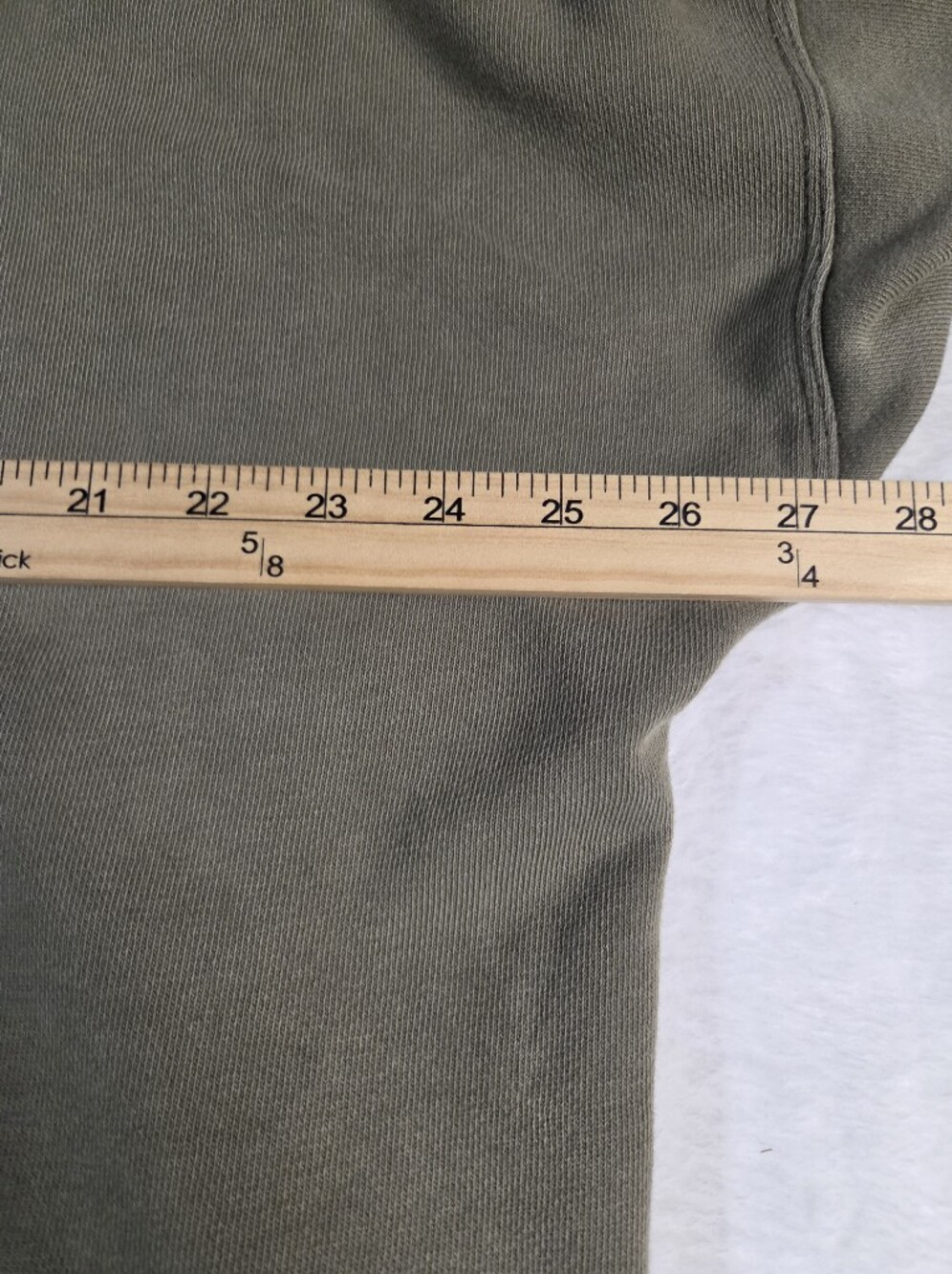 aerie Olive Green Distressed Hoodie - Picture 7 of 13